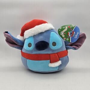 Squishmallows Disney's Holiday Stitch Stuffed Animal Plush Toy